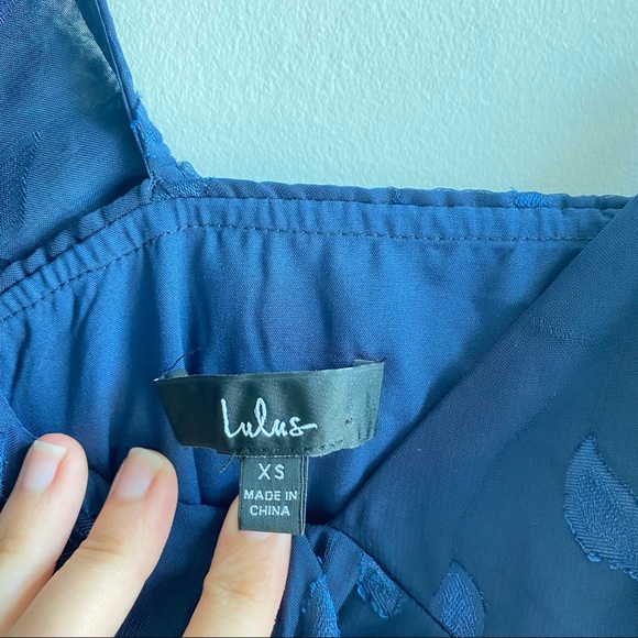 Lulu's Forever Be Floral Navy Blue Maxi Dress - Picture 5 of 6